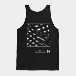 Manuel Göttsching / Original Minimalist Graphic Design Tank Top